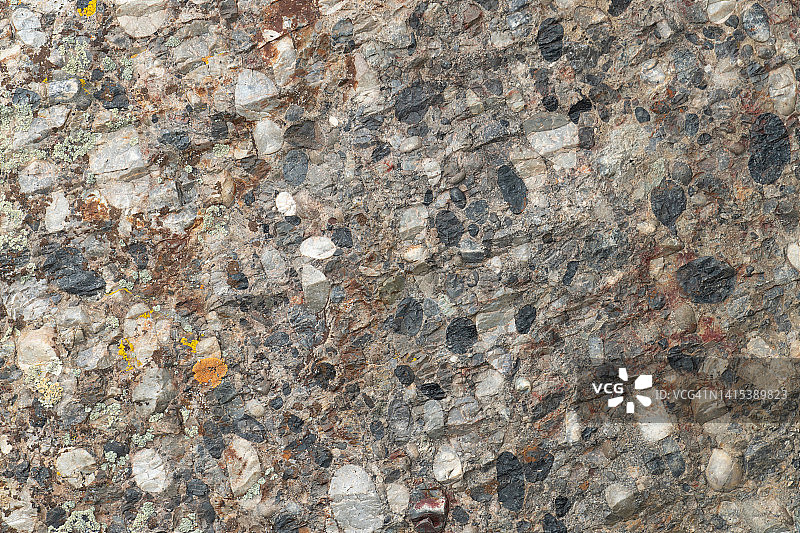 美国蒙大拿州库特奈组的白垩纪砾岩图片素材