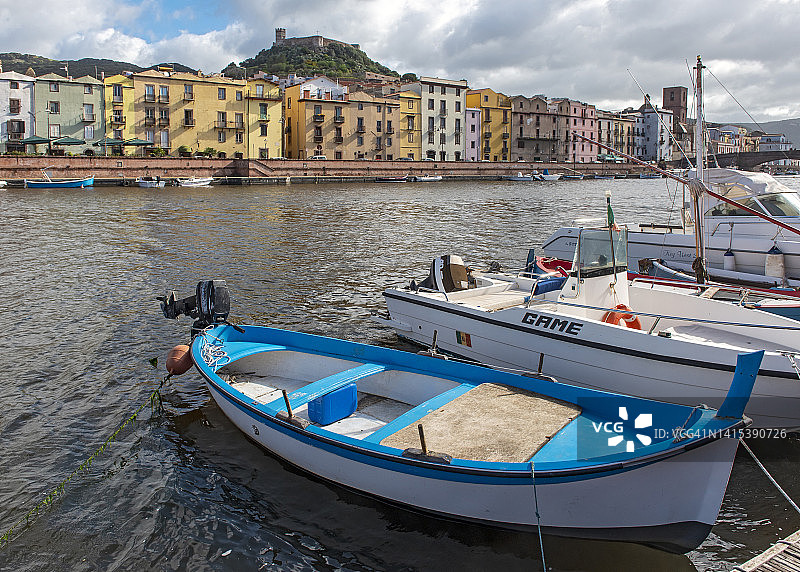 撒丁岛博萨风光图片素材