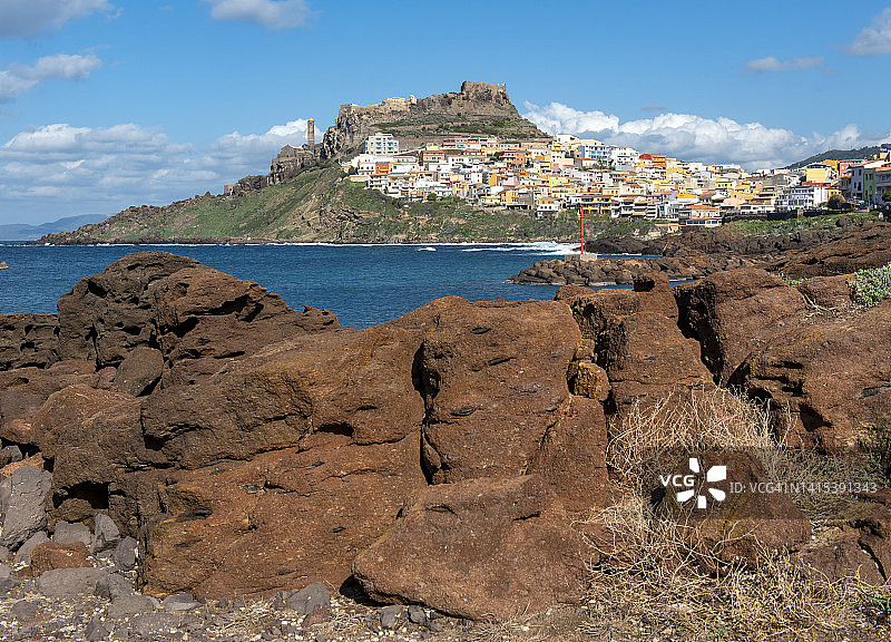 撒丁岛卡斯特尔萨多图片素材