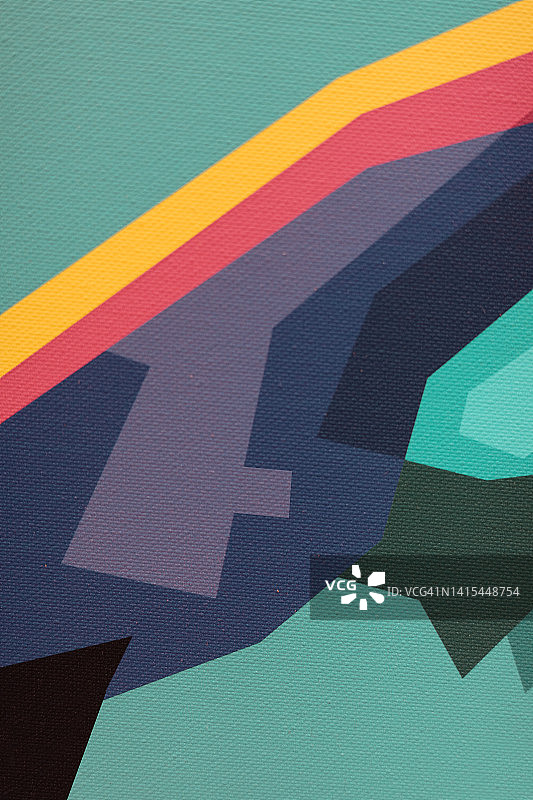 彩色几何形状线条抽象背景图片素材