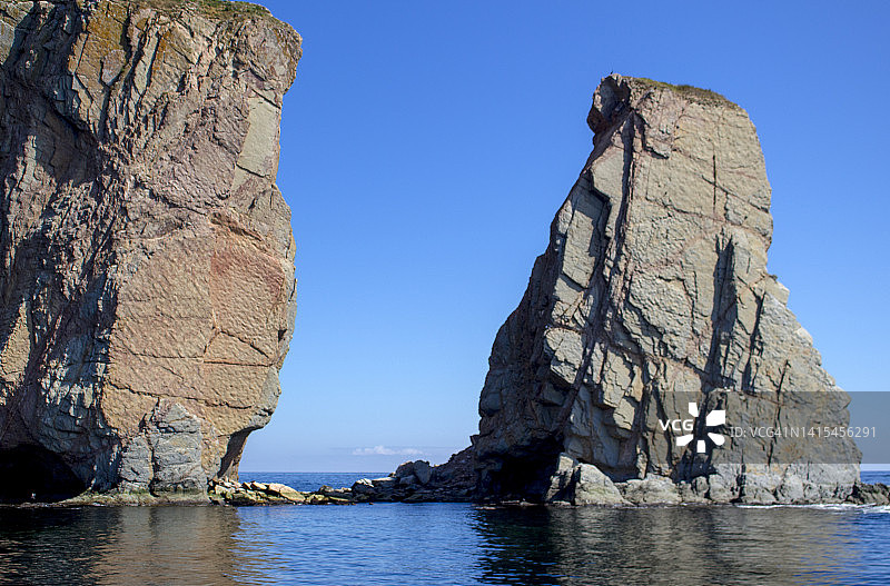 魁北克省珀尔塞岩石图片素材