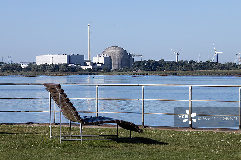 德国下萨克森州Unterweser核电站图片素材