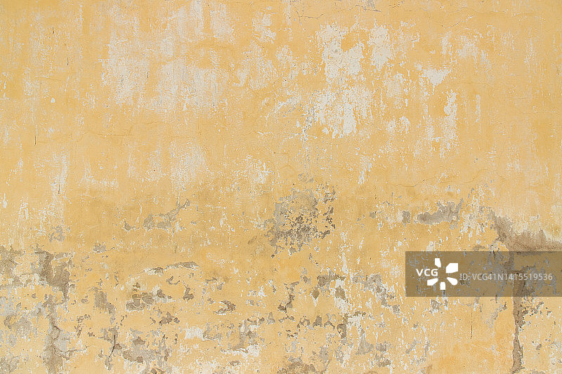 奶油色混凝土墙面，适用于室内或室外图片素材