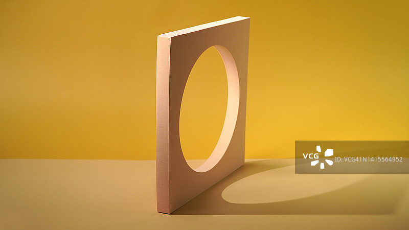 用于产品展示的抽象几何形状讲台图片素材