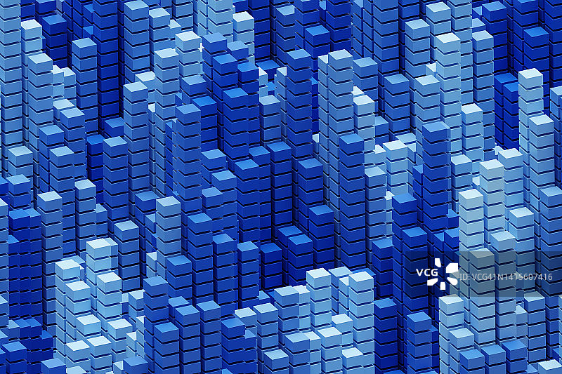 人口稠密的抽象城市图片素材