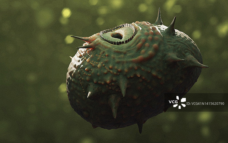 已灭绝的微型动物萨科图片素材