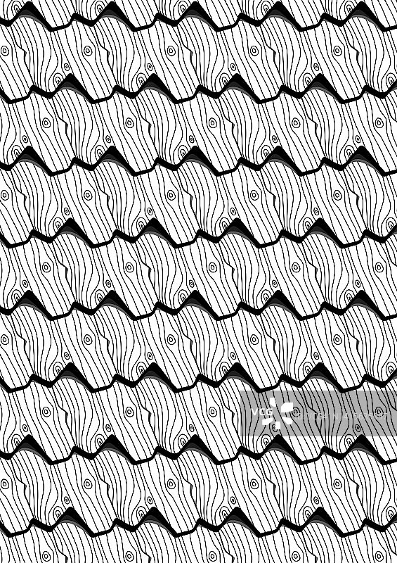 木瓦屋顶线条图案图片素材