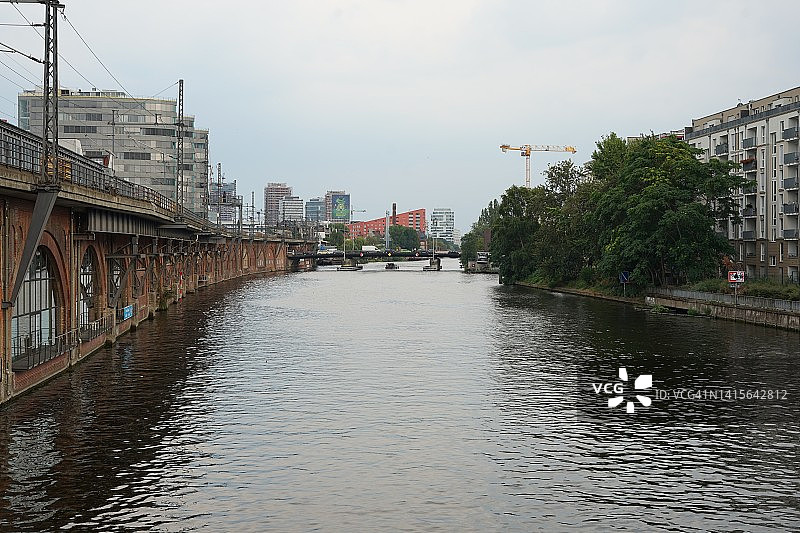 德国柏林施普雷河风光图片素材