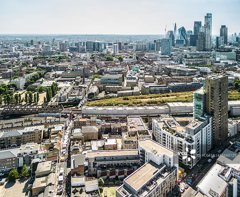 伦敦砖巷街景图片素材