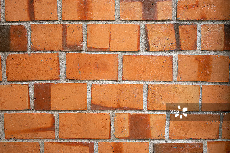 橙色砖墙图片素材
