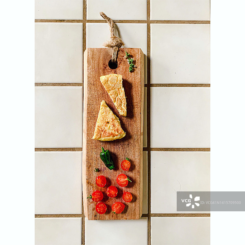 西班牙马铃薯饼小吃图片素材