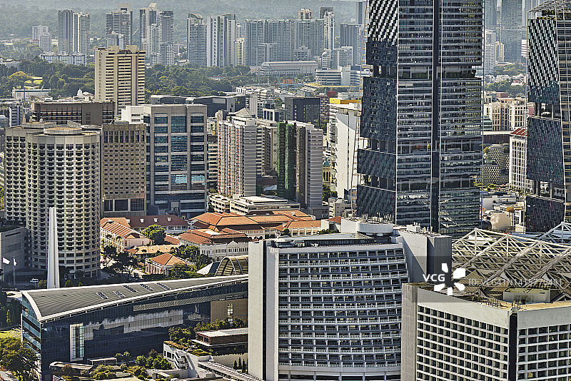 新加坡现代城市摩天大楼金融住宅酒店图片素材