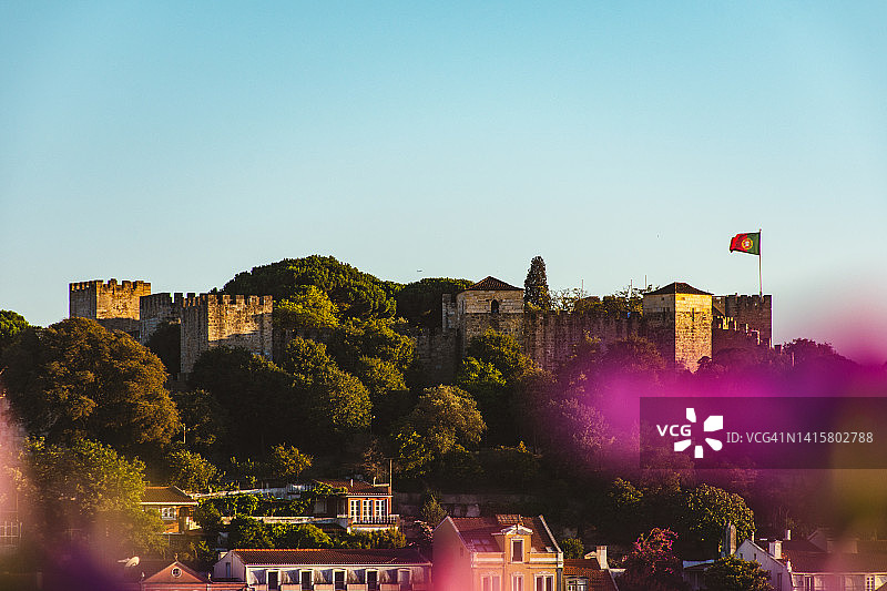 里斯本圣乔治城堡图片素材