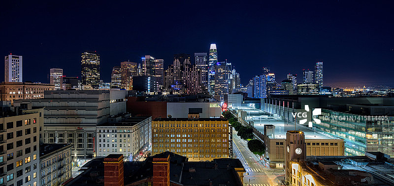 旧金山夜景图片素材
