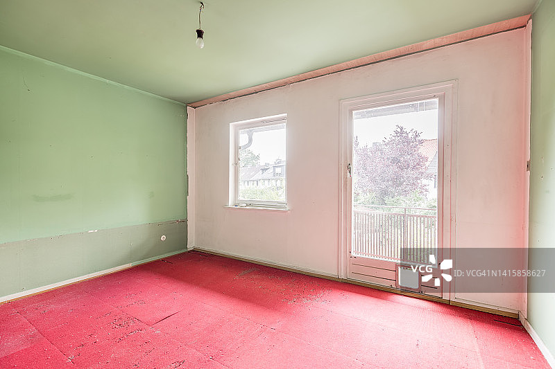 废弃的空房间HDR图片素材