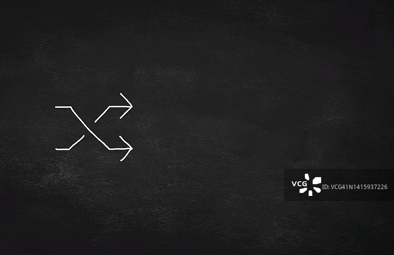 黑板上的随机播放标志图片素材