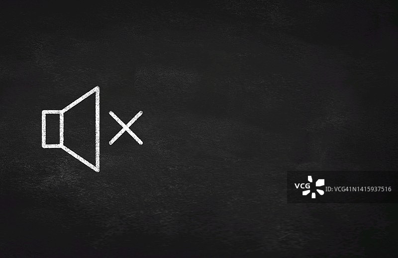 黑板 - 扬声器图片素材