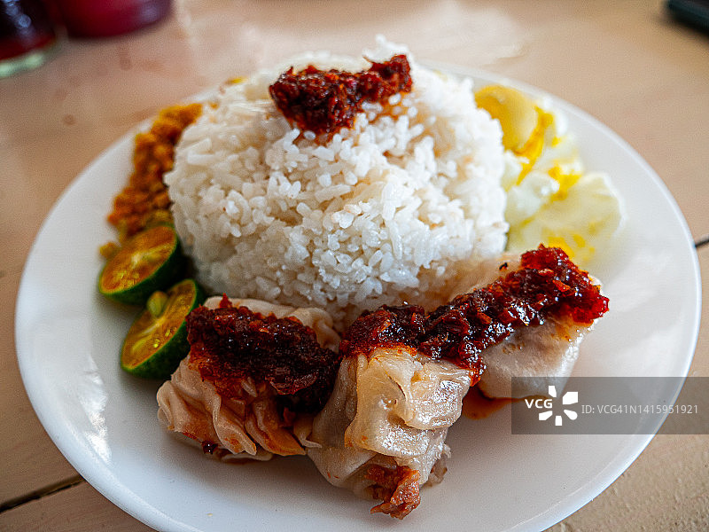 传统菲律宾宿务菜肴（Lamaw），菲律宾宿务圣达菲班塔延岛图片素材