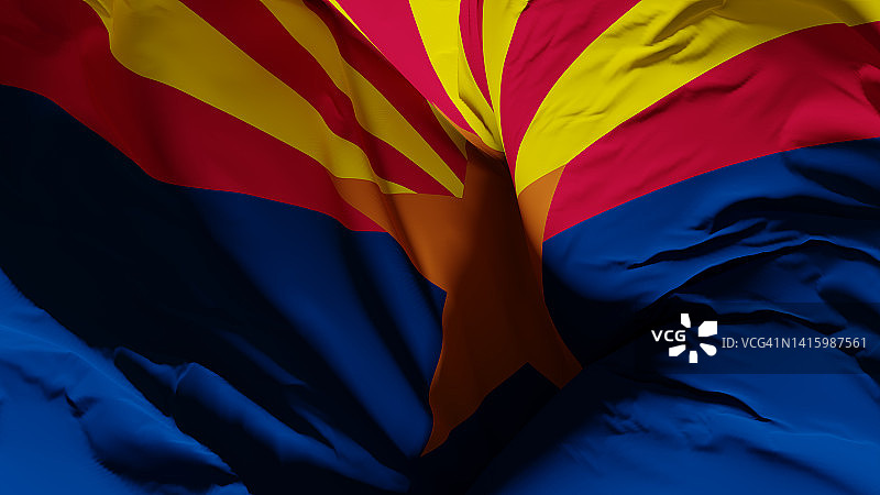 美国亚利桑那州州旗图片素材