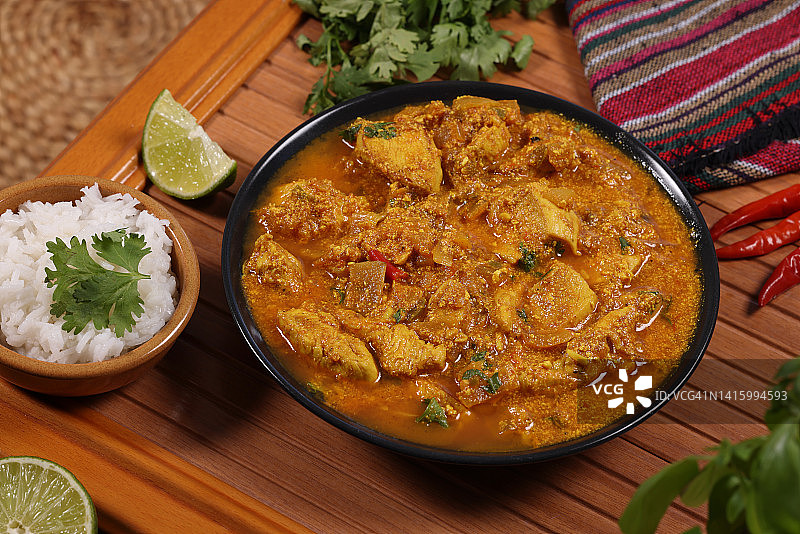 咖喱鸡图片素材