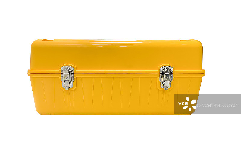 白色背景上的孤立工具箱图片素材