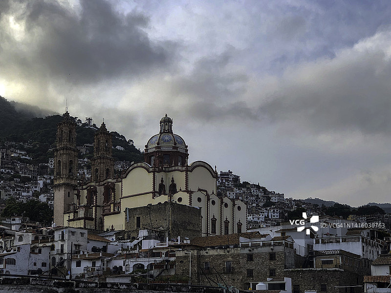 墨西哥的殖民城镇塔斯科图片素材