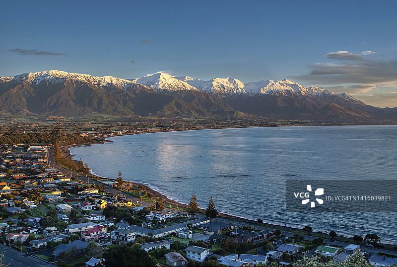 新西兰南岛凯库拉图片素材