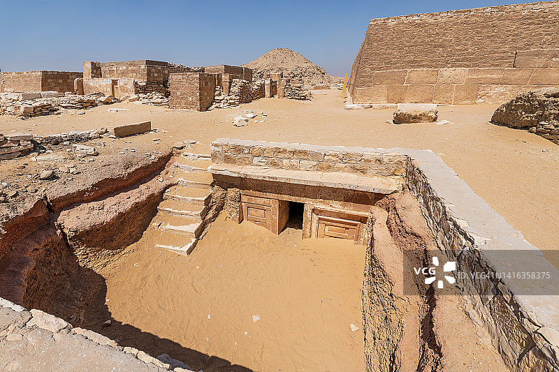 埃及塞加拉墓葬群图片素材