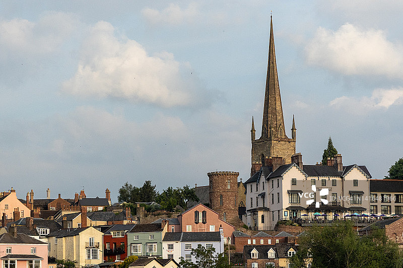 英国赫里福德郡罗斯昂怀图片素材