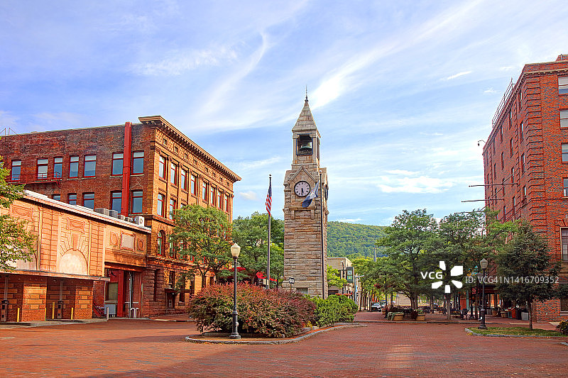 纽约州康宁市图片素材