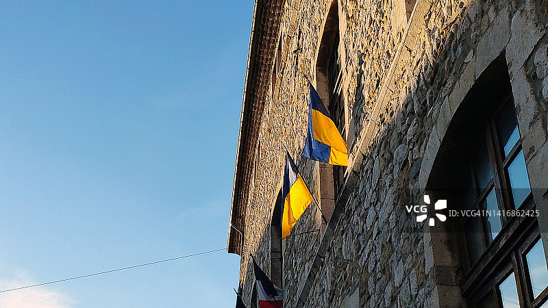 乌克兰国旗图片素材