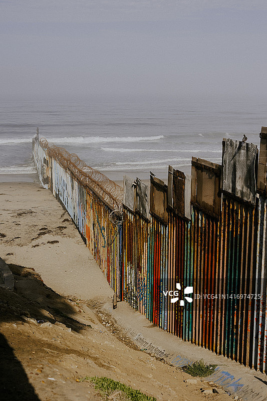 美国-墨西哥边境图片素材