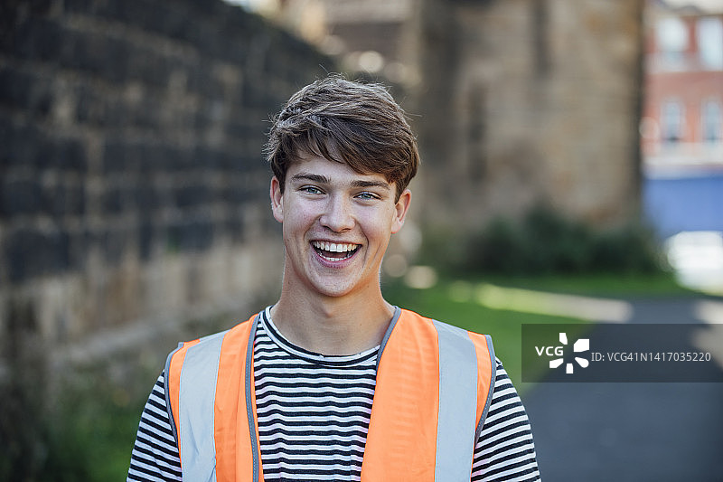 快乐的慈善工作者图片素材