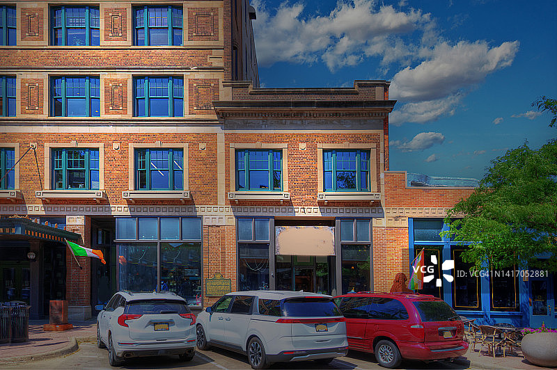 菲利普斯大街南的建筑立面图片素材