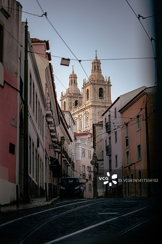 里斯本格拉萨街景图片素材