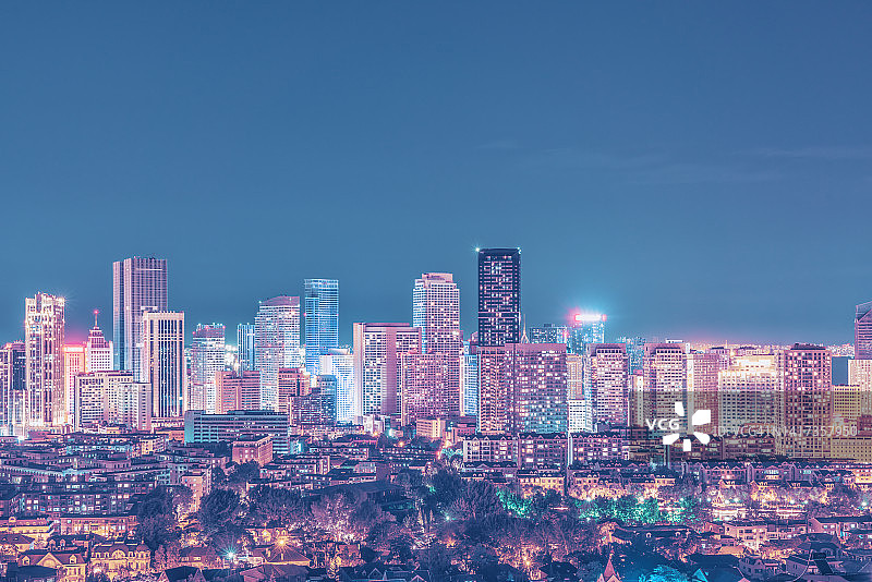 科幻城市夜景图片素材