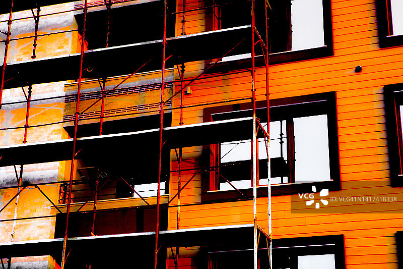 新建筑外墙保温图片素材