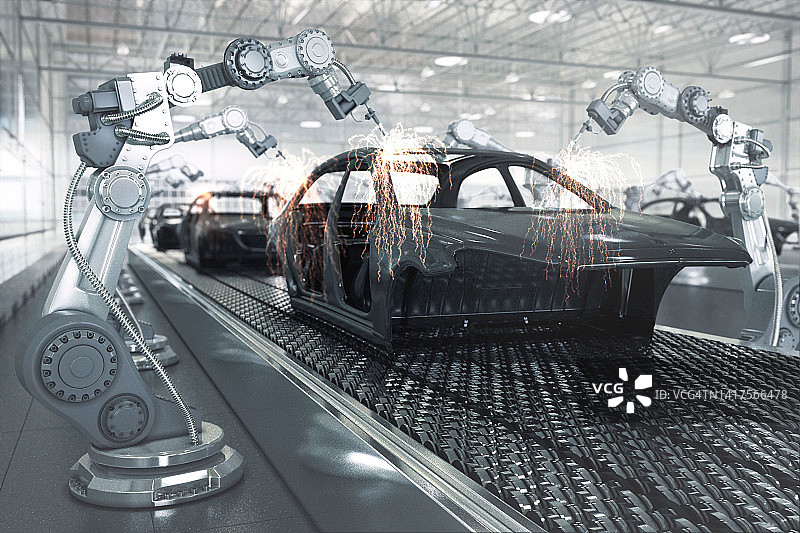 汽车装配生产线图片素材