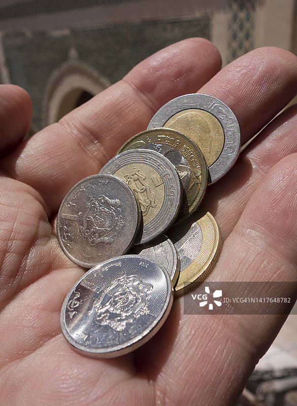 摩洛哥迪拉姆现金图片素材