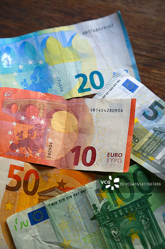 欧元货币收藏图片素材