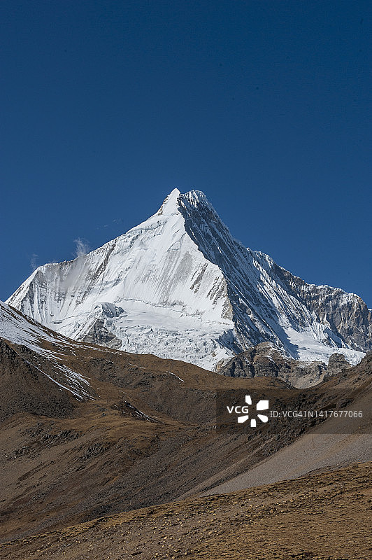 不丹的Jichu Drake山图片素材