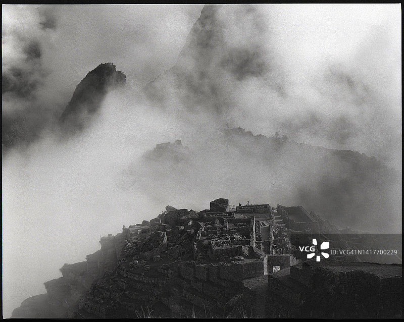 秘鲁马丘比丘的云彩图片素材