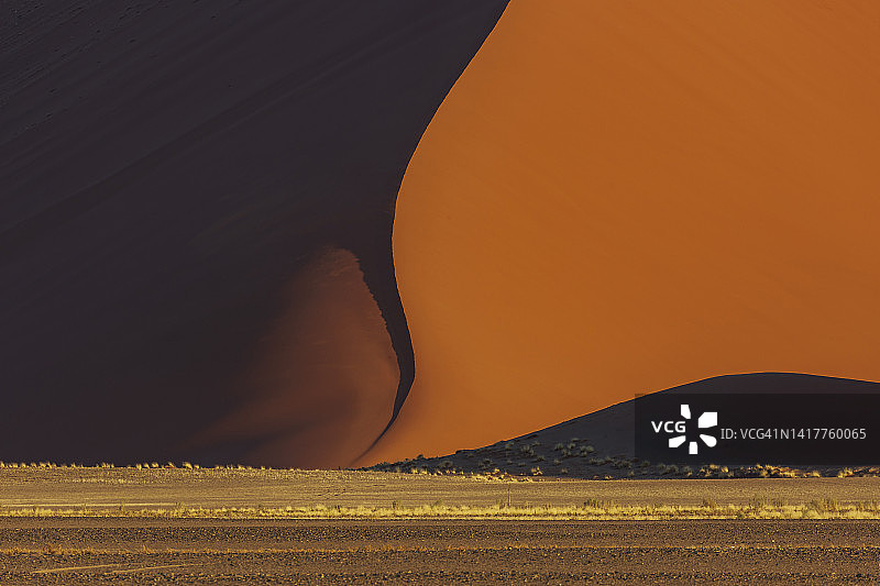 日落时分的沙丘图案图片素材