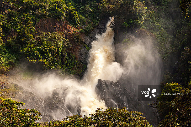 乌干达瀑布图片素材