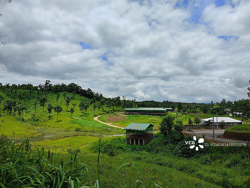 米佐拉姆邦特恩佐尔的兽医农场图片素材