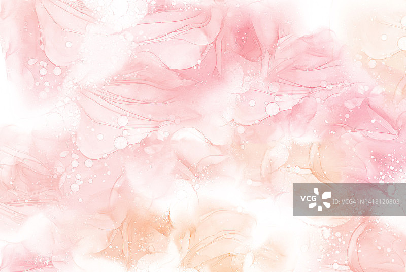 酒精墨水艺术抽象背景图片素材