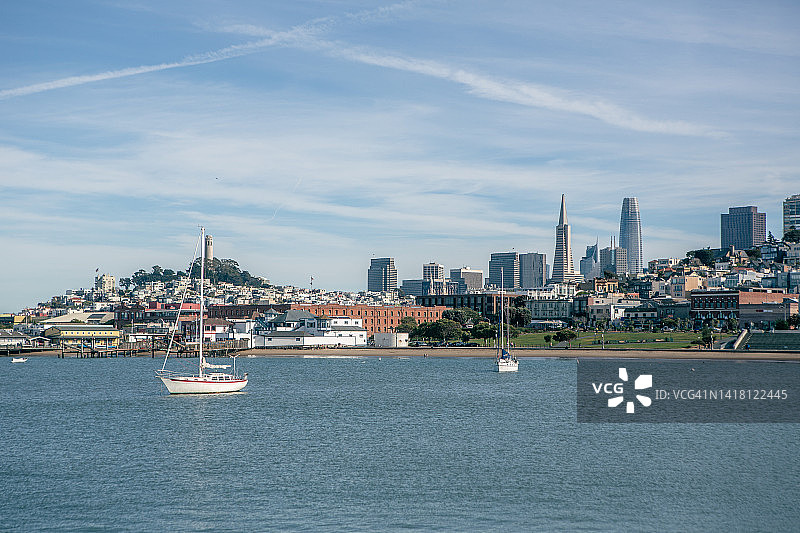 旧金山的天际线图片素材