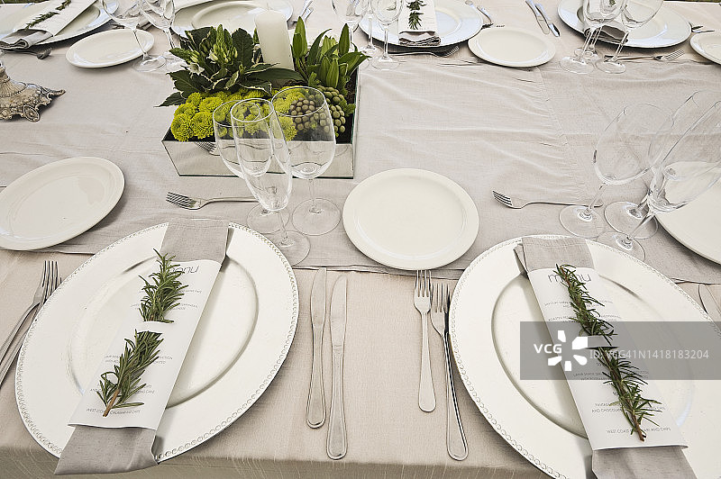 南非的庆祝餐桌布置图片素材