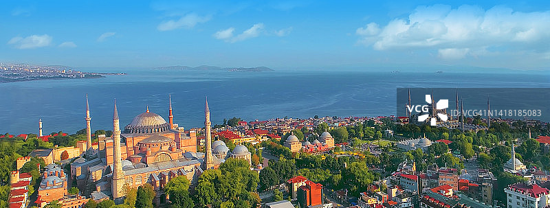 土耳其伊斯坦布尔圣索菲亚大教堂图片素材
