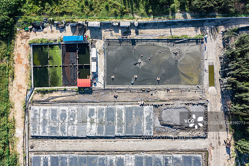 海边泥沙处理图片素材